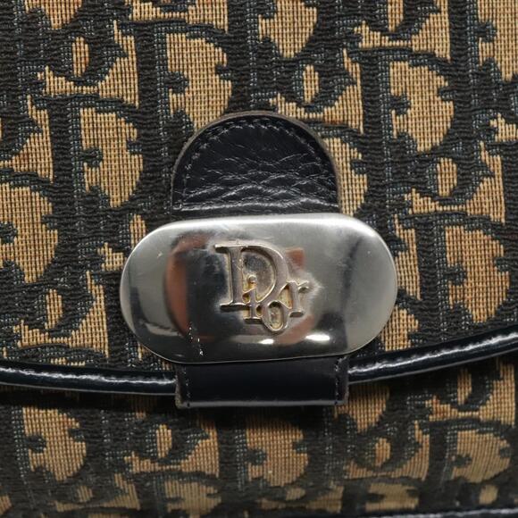 DIOR Trotter Canvas Shoulder Bag Navy - Picture 10 of 16